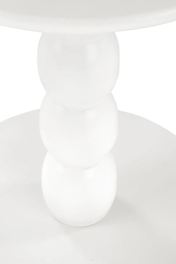Masa de cafea rotunda Cirilla alba ø40/h47 cm