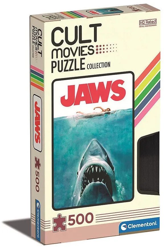 Animale Cult Movies Puzzle cu rechin de 500 de piese Clementoni