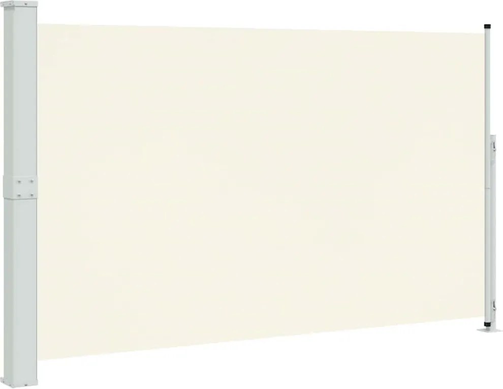 vidaXL Copertină laterală retractabilă de terasă, crem, 180x300 cm