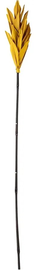 Decorațiune în formă de frunză de palmier Bloomingville Afina, înălțime 93 cm, galben
