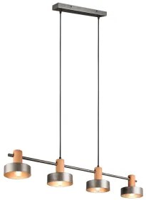 Suspensie 4 becuri E14 GAYA 309500467 TRIO