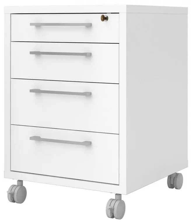 Comodă mobilă Modulo, alb