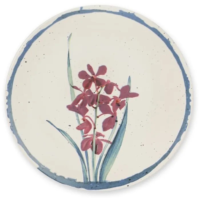 Set 6 farfurii din ceramică My Ceramic Flower, ø 25 cm