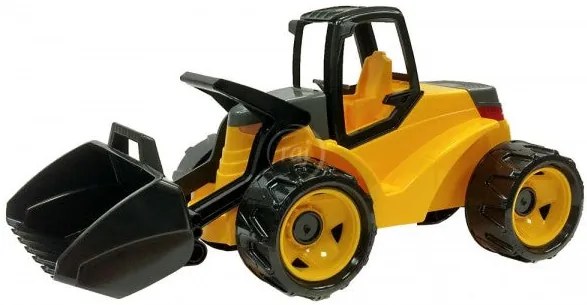 EXCAVATOR PLASTIC CU CUPA DE 80 CM GALBEN CU NEGRU - LENA (LE02142)