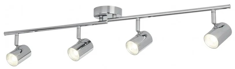 Lustra LED cu 4 spoturi directionabile Rollo crom 3174CC SRT