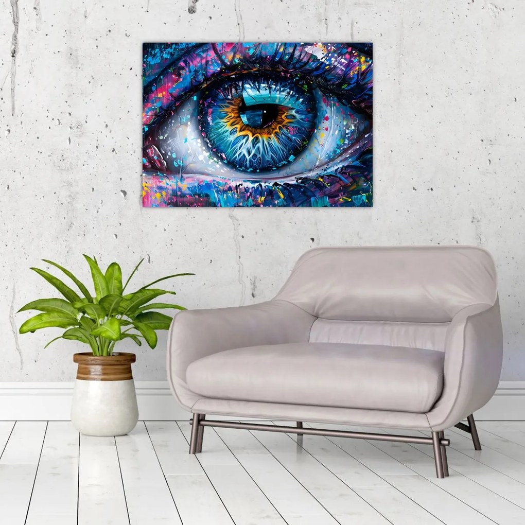 Tablou - Pictura ochilor (70x50 cm)