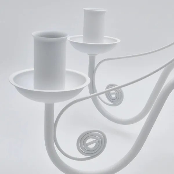 Lustră pe lanț DONATO 6xE14/40W/230V alb