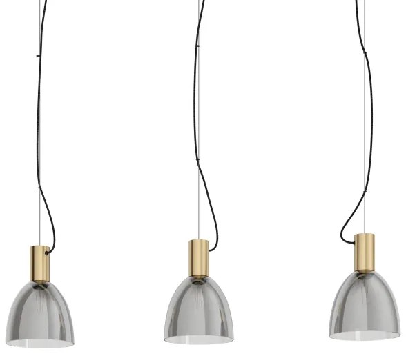 Eglo 99314 - Lustră pe cablu LEBALIO 3xE27/40W/230V