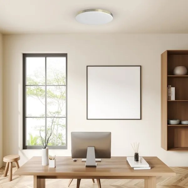 Plafonieră LED pentru baie BEVER LED/16W/230V 4000K d. 33 cm IP44