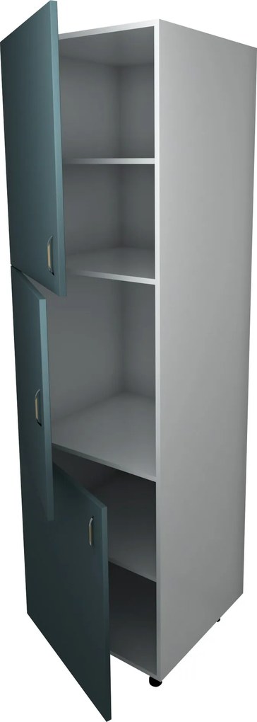 Corp Turn Lecce, Verde Petrol/Alb, 60 x 57 x 210 cm