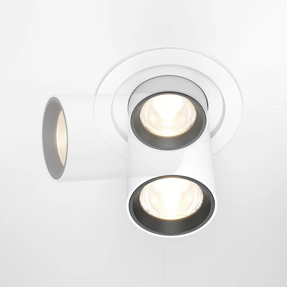 Spot LED incastrabil rotativ retractabil Hidden alb