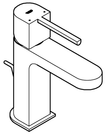 GROHE 32612003 - Baterie pentru lavoar PLUS, mărime S, crom lucios