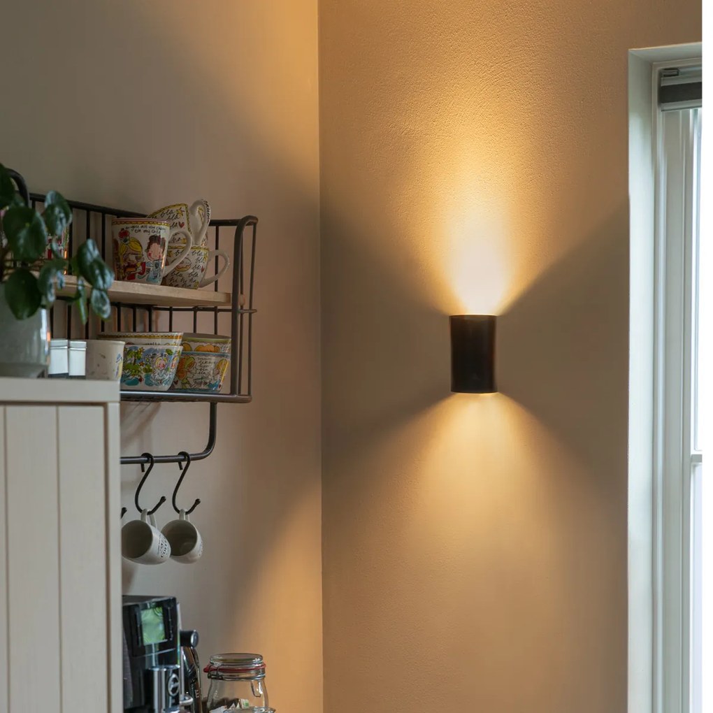 Aplică rotundă de design neagră - Sabbir