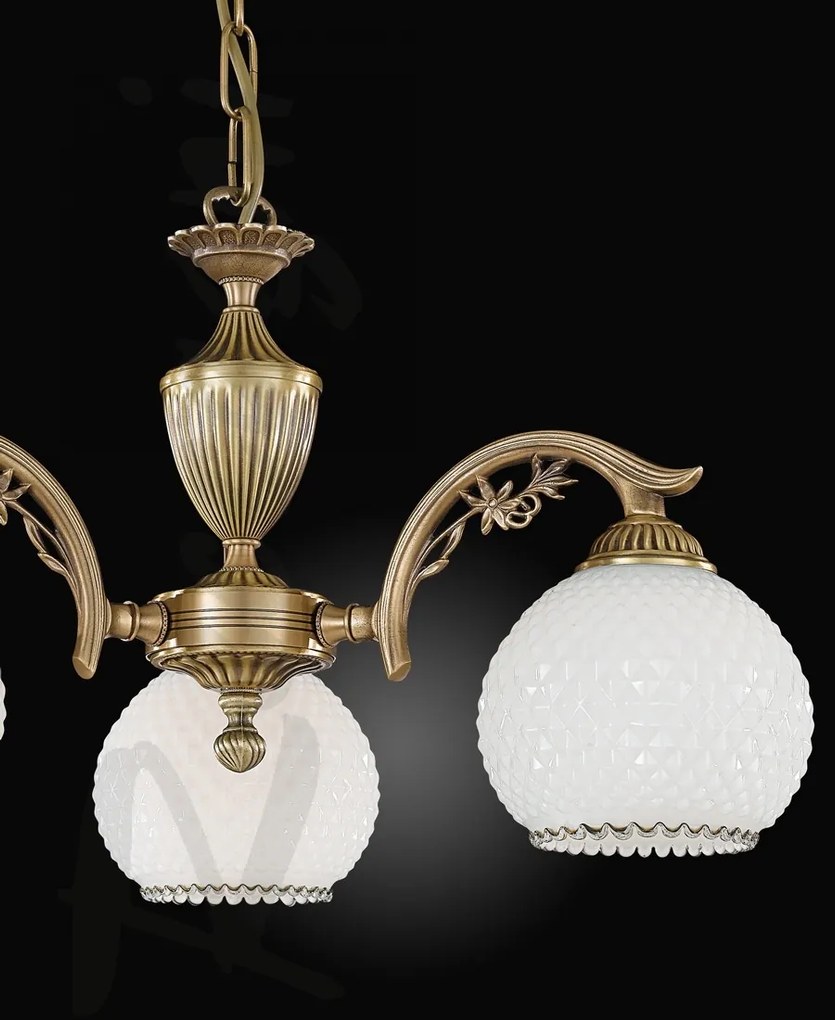 Candelabru din alama cu 3 brate design italian 8600