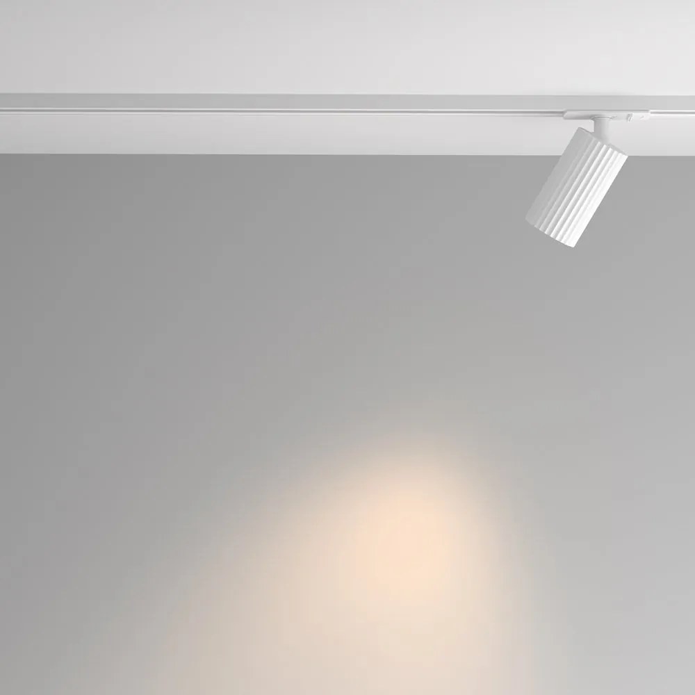 Spot GU10, accesoriu pentru sinele monofazate Unity, Calipso alb