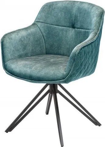 Set 2 scaune moderne pivotante Euphoria petrol