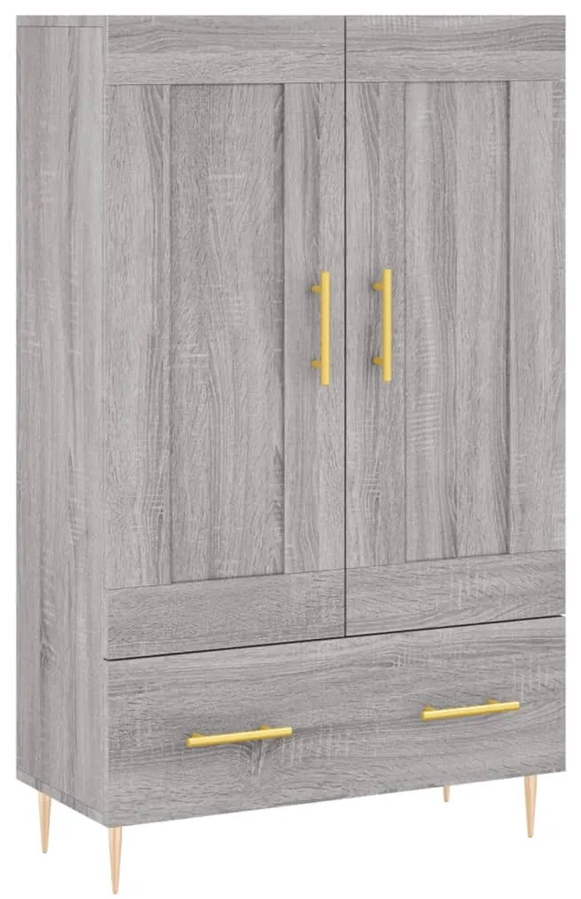 vidaXL Dulap gri Sonoma 69,5x31x115 cm, lemn prelucrat