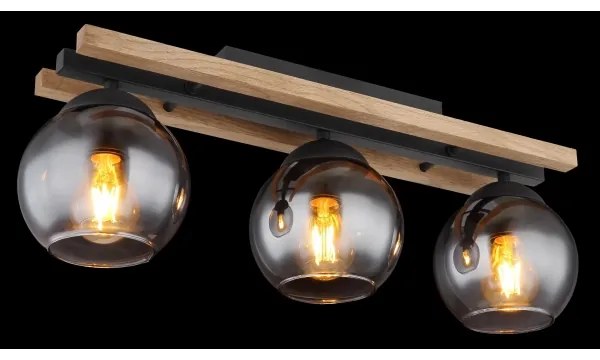 Lustră aplicată Globo 15569-3DW CONNI 3xE27/25W/230V