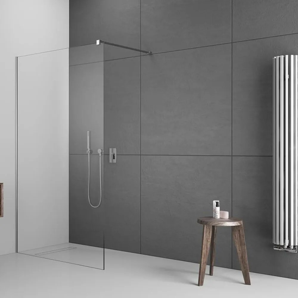 Paravan de dus tip Walk-in Radaway Modo New II crom-transparent 55 cm sticla securizata 8 mm