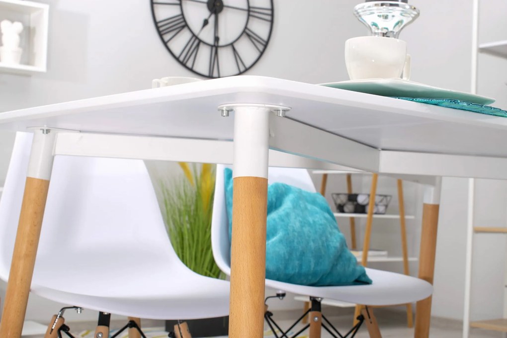 OFERTA Masa de dining alba ADRIA 120x80 cm II. calitate