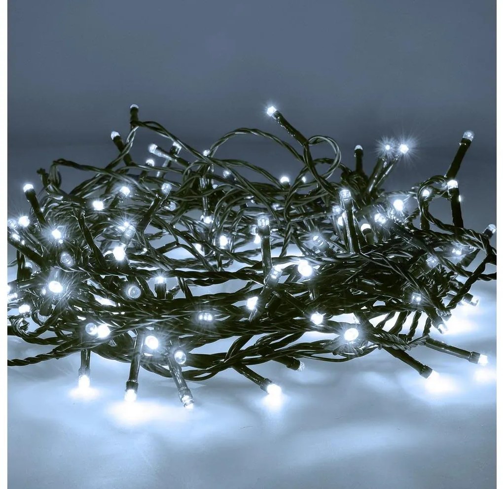 Instalație LED de Crăciun de exterior 200xLED/8 funcții 23 m IP44 alb rece Brilagi