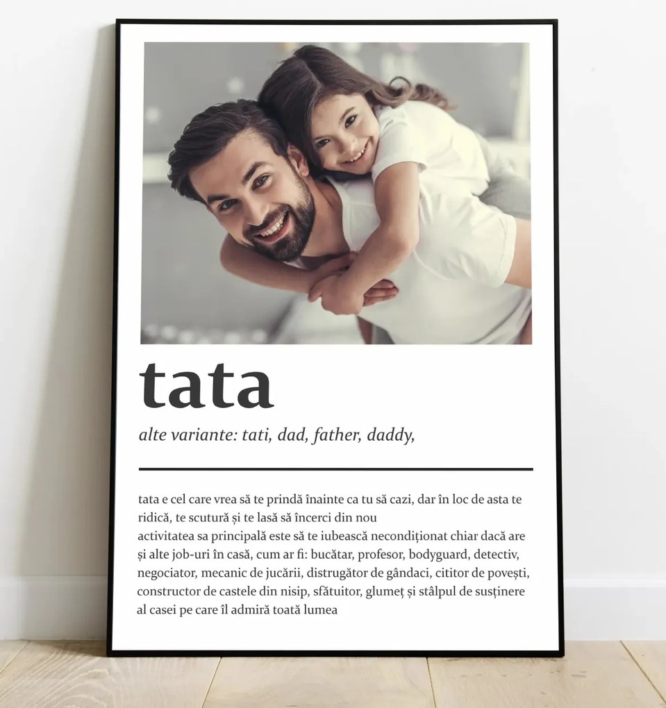 Tablou personalizat tata