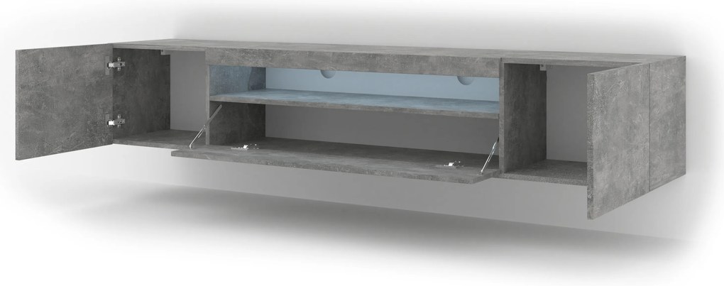Masă TV/Dulap Aurora 200 (Beton). 1057705