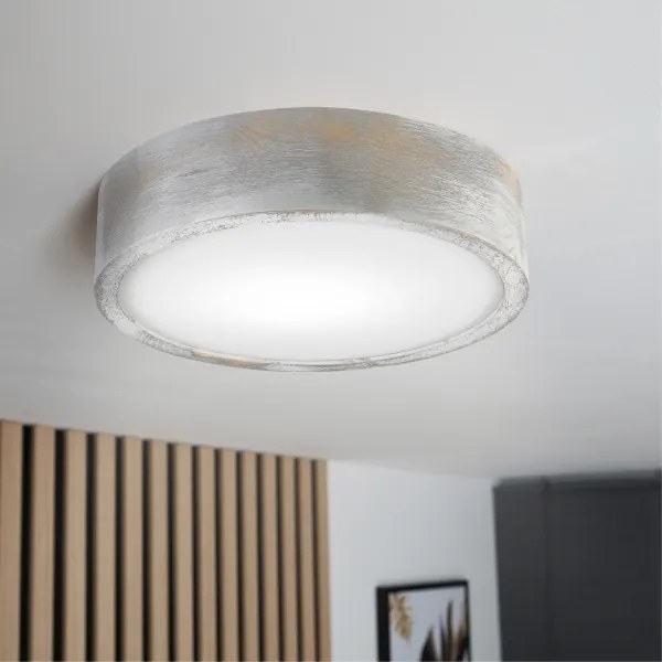 Brilagi - Plafonieră PINO 1xE27/15W/230V pin/argintiu Ø 27,5 cm