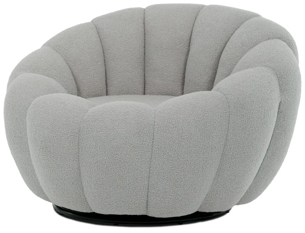 Scaun pivotant Bouclé GREY2, gri