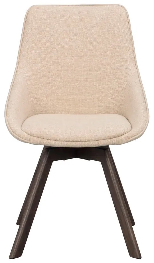 Scaune de dining bej 2 buc. Alison – Rowico
