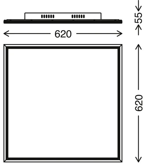 Panoul LED dimabil LED/36W/230V Telefunken 3010-06TF + telecomandă