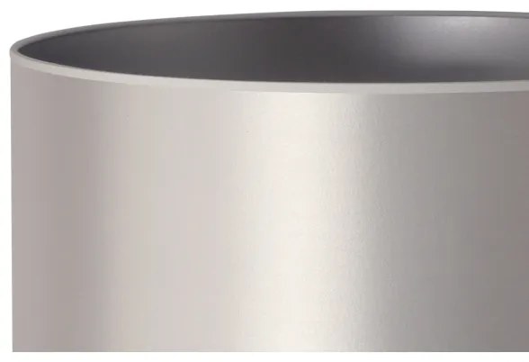 Lampadar Duolla CANNES 1xE27/15W/230V d. 45 cm argintiu/alb