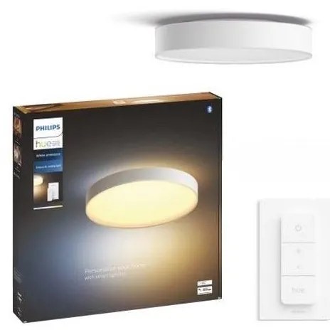 Philips Hue ENRAVE XL LED 48W 230V alb cu telecomandă, strop dimabil