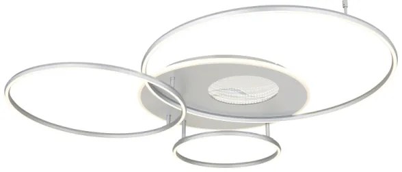 Globo 48466-70A - Plafonieră LED dimmabilă INVERTINA LED/70W/230V argintie + telecomandă