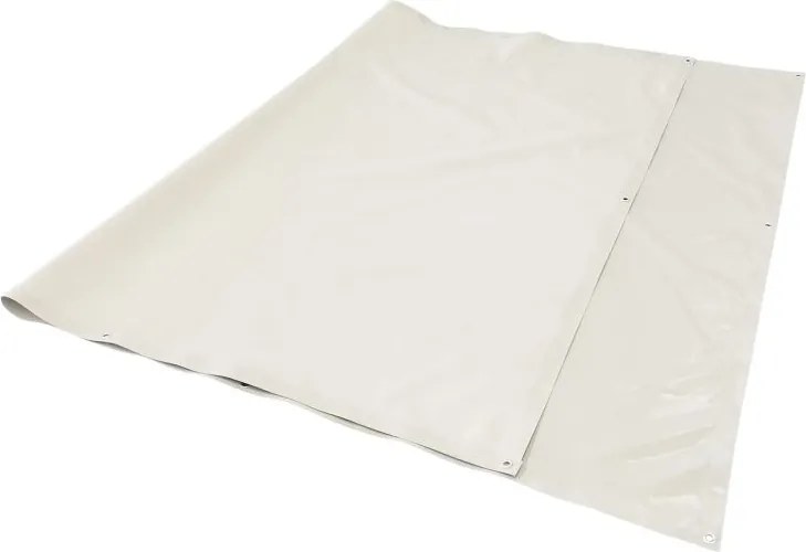 JAGO Prelata 650 g/m², ochiuri de aluminiu, gri, 5 x 7 m