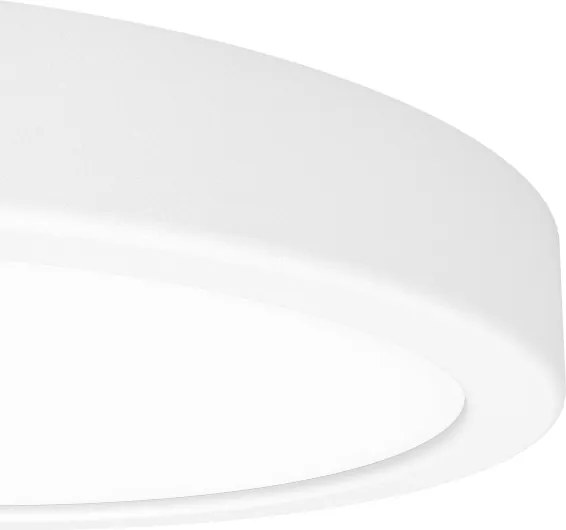 Eglo 901376 - Plafonieră LED RGBW FUEVA-Z dimabilă pentru baie, LED/11,2W/230V, 21,1 cm, IP44, alb