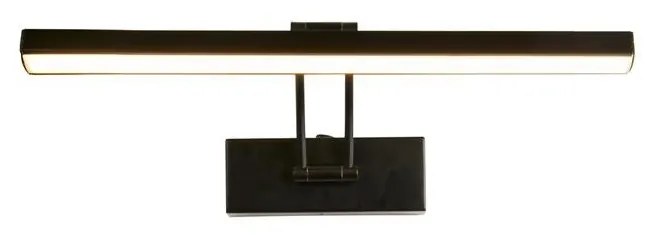 Aplica de perete LED pentru oglinda sau tablou Rhodes negru, L-40cm