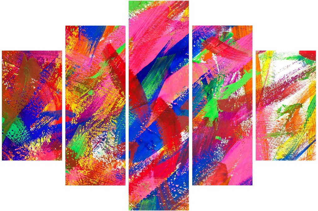 Tablou - Abstract colorat (150x105 cm)