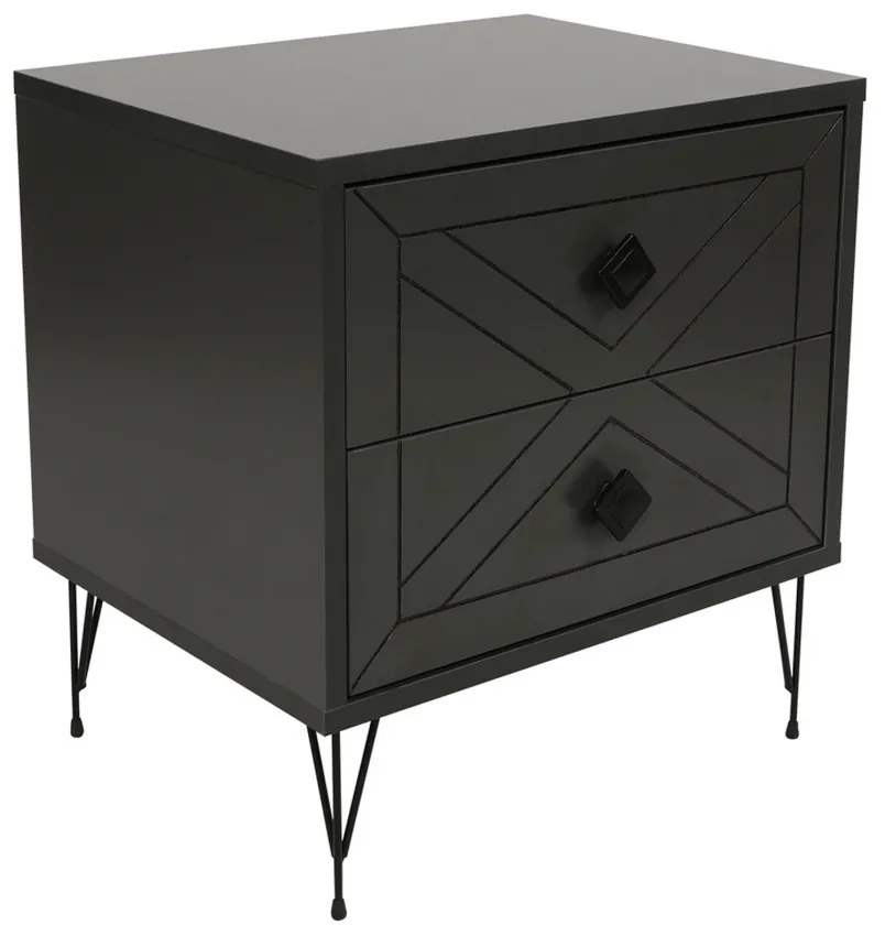 Noptieră Luna Anthracite