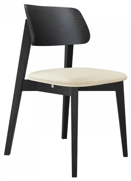 Scaun sufragerie KD 63 (Negru + crem) . 1103454