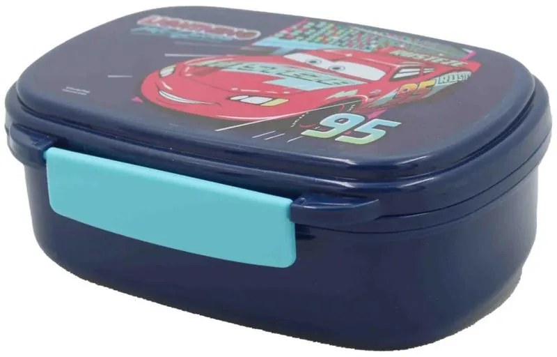 Disney Mașini RPM cutie pentru sandwich + set de tacâmuri