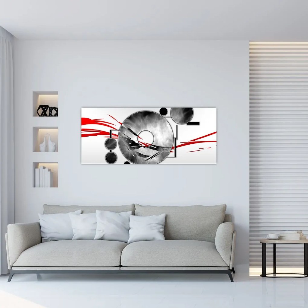 Tablou abstract (120x50 cm)