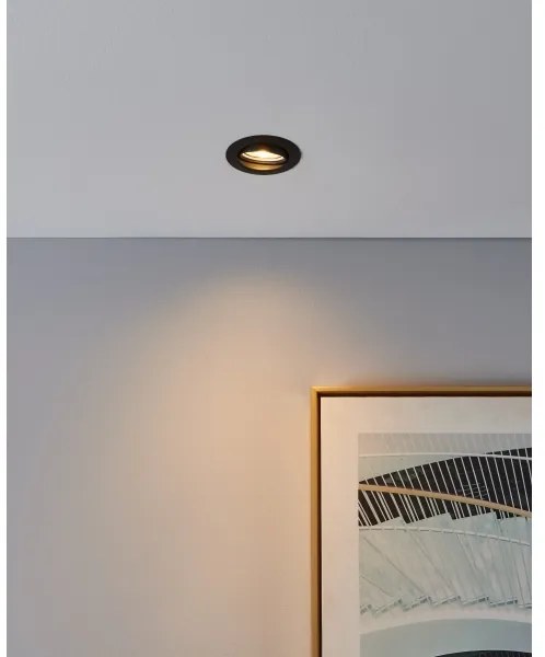 SET 3x corp de iluminat LED încastrat Eglo 901755 FAVAZZINA 1xGU10/4W/230V negru