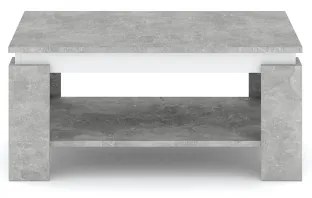 Masă de cafea LUNO gri beton/antracit