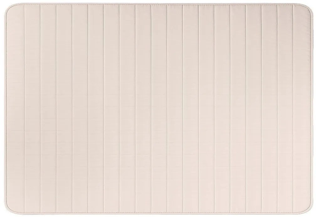 Pilota matlasata de vara 140x200 cm cu husa pentru perna SUMMER 45x75 cm, bej