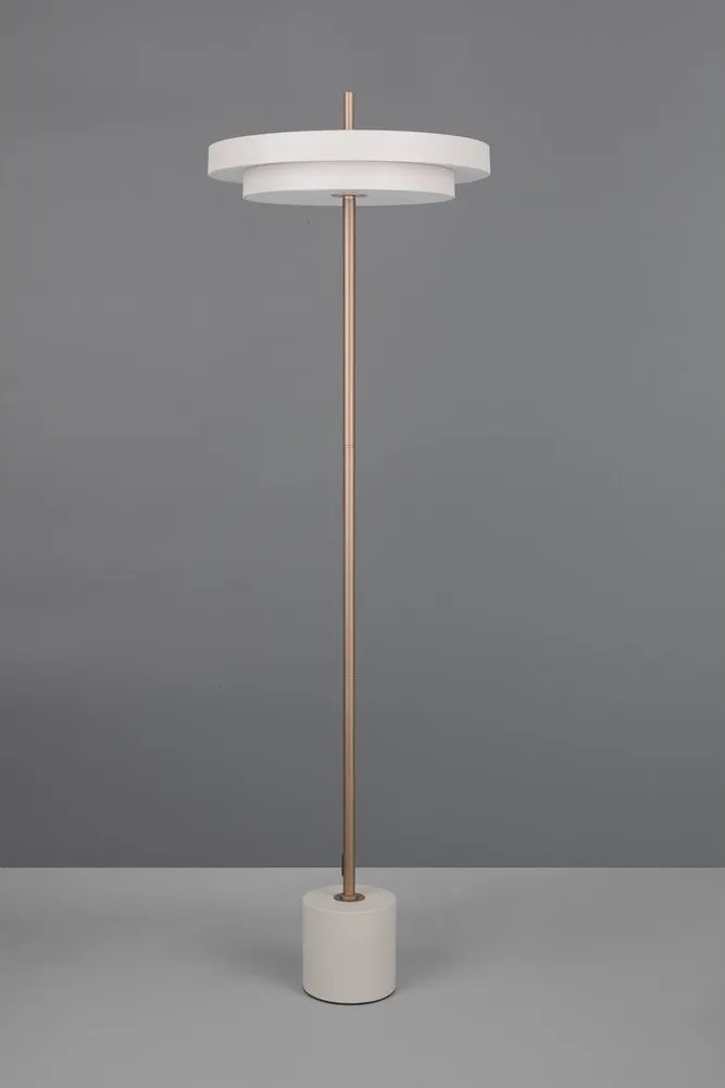Lampadar fildeș LED cu intensitate reglabilă (înălțime 138 cm) Keaton – Trio