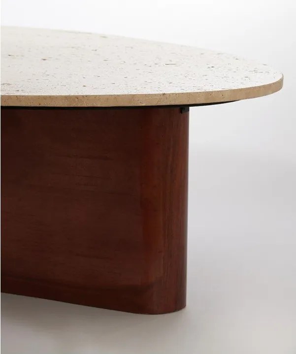 Măsuță de cafea maro 72x90 cm Mahelona – Light &amp; Living