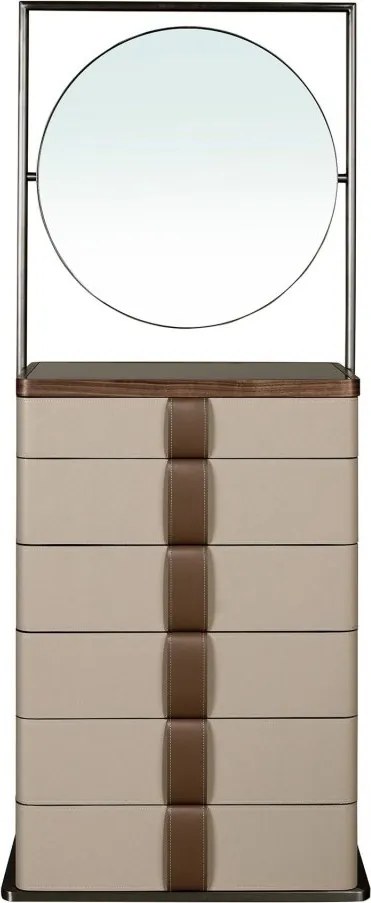 Comoda cu oglinda, sertar cu spatiu pentru ceasuri si bijuterii Chiffonier