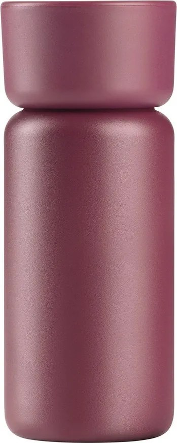 Cană termos burgundy din oțel inoxidabil 400 ml Singles – Zone