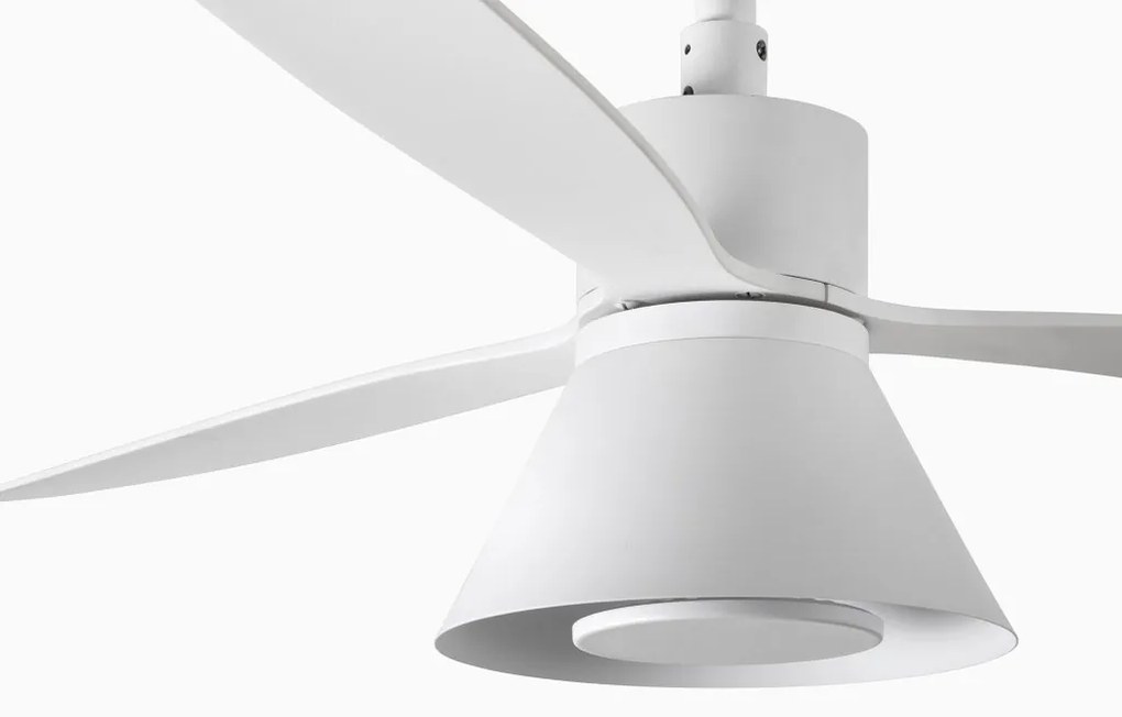 Lustra cu Ventilator si telecomanda AMELIA L CONE LED alb